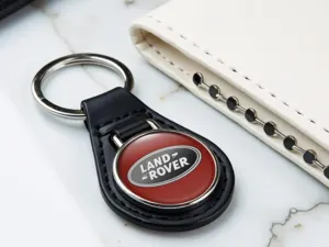 Land Rover Catena Portachiavi In Pelle Forte Moderno Da Corsa
